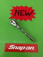 snap-on tools 1/4" drive quick release ratchet flex head locking new TRX72
