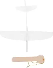 SUPVOX DIY Wooden Glider Plane Boys and Girls' Craft Kit Model Airplane Educational Toy for School Science Fair