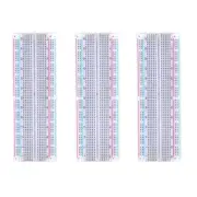 UTRONIX 3 x MB-102 Breadboard 830 Point Solderless Prototype PCB Board UK Seller