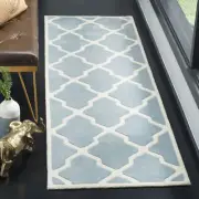 Safavieh Chatham BLUE / IVORY 2'-3" X 9' Runner - CHT735B-29