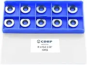 CDBP Ci3-12mm Round Carbide Inserts Cutters for Woodturning, R12x2.5mm Indexable Carbide Cutter fits for DIY Woodworking Lathe Wood Turning Finisher Hollower Tools,10pcs