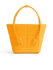 Bottega Veneta Arco Shopping Bag in Tangerine