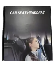 Car Seat Headrest Pillow Neck Pillow Head Support Rest Sleep Side Cushion NIB