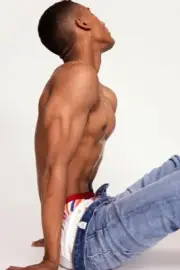 [O638] Handsome Man Cute Model Showing Off Body Male Physique Photography