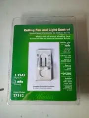 Hunter 27182 Ceiling Fan Control & Light Dimmer - UNIVERSAL BRAND FIT-SHIPS FREE
