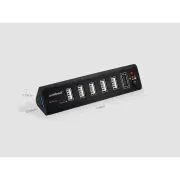 Mbeat 7-Port USB 3.0 and USB 2.0 Hub with 2.1A Smart Charging Function