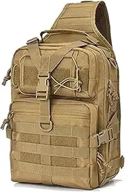 Hiking Backpack 20L Tactical Backpack， Pack Military Sling Backpack Army ，Waterproof EDC Rucksack Bag for Outdoor Hiking Camping Hunting