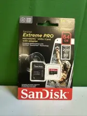 SanDisk 64GB Micro SD SDXC MicroSD Extreme PRO (New)