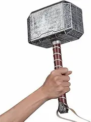 Halloween Hammer Cosplay Weapons, PU Battle Foam Axe Great for LARP Birthdays Gift