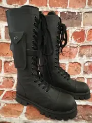 NIB Widow goth bring the pain mini pocket combat boots Sz 7