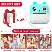 Kids Camera for Boys, Instant Print Camera for Kids with Photo Paper, 1080P