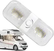 LED RV Lights Interior | High Lumen RV Light Fixtures with On/Off Switches, 12V-24V - Ceiling Dome Light, RV Yacht Cabin Reading Light for Campers Trailers