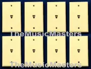 8X Ivory Modular Home Phone WALL PLATE JACK TELEPHONE Line Outlet Cover VWLTW
