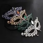 Full Face Rhinestone Mask Tassel Facial Jewelry Accessories Photo Prop