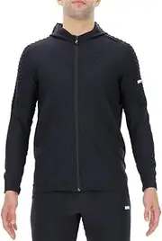 [UYN] Men's Man City Running OW Hooded Full Zip Warm Up Jacket, Blackboard