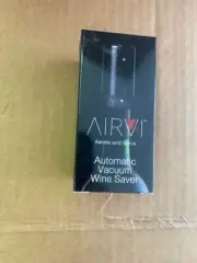 AirVi High-Quality Automatic Vacuum Wine Saver with Pump, Black (NEW)