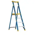 Bailey P150 Fibreglass Platform Ladder 4 Steps 1.2m Platform 150kg FS14071