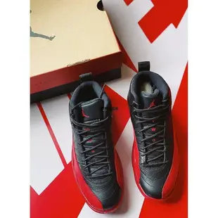 【正品】Air Jordan 12 Flu Game AJ12 黑紅配色 130690 002潮鞋