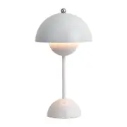 Nordic Danish Flower Bud Table Lamp, Desk Decoration, Bedside Lamp ( Plug In Payment )-YKY416 White Free Size