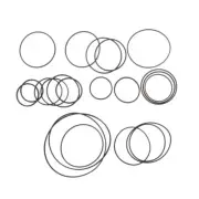 Width 1mm 35-65mm New Rubber Belt for Recorders CDROM Video Machines