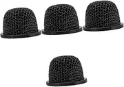 SUPVOX 4pcs Mic Grille Supplies Metal Mesh Cover Replacement Protector Elegant for Stage Use