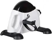 Mini Exercise Adjustable Resistance Bike LCD Display Easily Transported White and Black