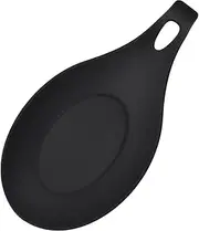 Silicone Spoon Rest for Kitchen Counter | Flexible Heat Resistant Spoon Fork Mat Rest,Food Grade Utensil Rest, Flavor Dish for Stove Top, Spoons, Spatula Shwing