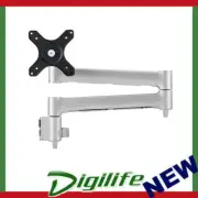 Atdec Mounting Arm for Flat Panel Display, Curved Screen Display - Silver