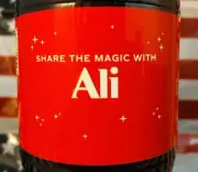Share A Coke With Ali 2020 Personalized Coca Cola Bottle