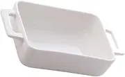 Ciieeo 1 PC Baked Cheese Rice Bowl with Double Ear Bread Pan Ergonomic Scald Design for Baking Serving and Storage for Home Restaurant and Bakery Use