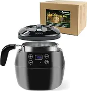 VALLDOM Black Wax Melter, Candle Making Kit, Candle Moulds, Candle Making, Candle Making Kits for Adults,Wax Melts,Candle Wax, Wax Pot, Candle Making Supplies, Electric Wax Melt Burners, Wax Heater