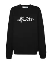 Script 21 logo sweater Black