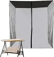 Patio Net, Mesh Screen with Zipper Opening, Lightweight Enclosure Panel, UV Protection Shield, Outdoor Protector, Ideal for Garage, Apartment, Camping, Front Yard, Deck, Garden