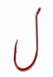 Eagle Claw Lazer Sharp Octopus Long Shank Hook, Red