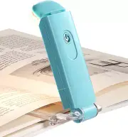 USB Rechargeable Book Reading Light with Clip, Clip on Booklight for Reading at