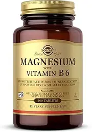 Solgar - Magnesium With Vitamin B6-100 Tablets