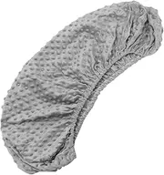 COOLHIYA Stroller Cover Crib Bed Sheet Baby Breathable Crib Liner Stroller Protect Cover Grey