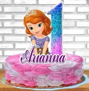 Princess Sofia the First Cake Topper (PERSONALIZED)