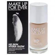 HD Skin Hydra Glow - 1R02 Cool Alabaster by Make Up For Ever for Women - 1.01 oz Foundation