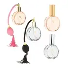 Travel 75ml 2.5OZ Refillable Clear Glass Fragrance Perfume Bottle Atomizer