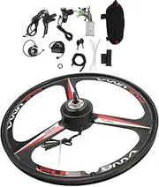 36V 350W 26 Inch Electric Bike Rear Drive Motor Wheel Kit with Controller S866 Panel