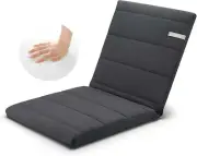 Airweave Cushion Seat 4-261011-BK-1 with Backrest Polyester Black Foldable F/S