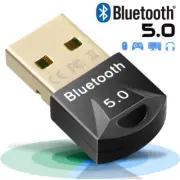 Upgraded 5.0 Bluetooth Receiver Transfer USB Dongle Gold Plated for Laptop PC