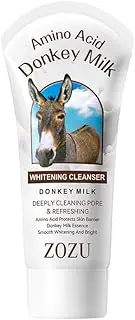 Amino Acid Donkey Milk Cleanser, Clean & Delicate Cleansermild, Cleansing And Moisturizing Face Wash With Donkey Milk, Ideal to Soften your Skin, Elasticity, Vitality, All Skin Types