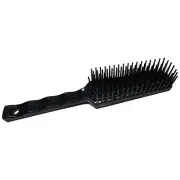 New Mane & Tail Specialized Detangler Horse Equine Hair Brush, Black