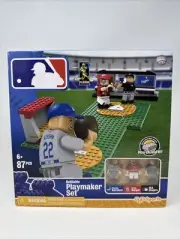 MLB Buildable Toy Set Dodgers Clayton Kershaw/ Washington Bryce Harper. 87 Pcs