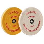 Cotton Buffing Wheel 8 inch for Bench Grinder/Bench Buffer. Polishing Jewelry...