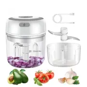 Electric Kitchen Food Chopper Mini Garlic Masher USB Portable Meat Grinder