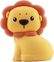 ANDRESLAD Cartoon Lion Night Lamp Silicone Bedside Light for Portable Nursing Light for Bedroom Eye Friendly Design for Comfortable Atmosphere