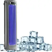 Tower Fans, Horizontal/Vertical Floor Fan, 3-Speed Adjustment, Low Noise Operation, with 2 Hooks, Punch-Free Installation, Can Be Hung or Upright, for Bedroom, Kitchen, Living Room Blue